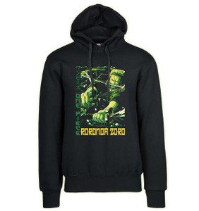 Hoodie Unisex Black Japanese Style - One Piece - Roronoa Zoro SA0949 Hoodie Unisex Black Japanese Style - One Piece - Roronoa Zoro SA0949