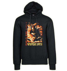 Hoodie Unisex Black Japanese Style - One Piece - Vinsmoke Sanji SA0950 Hoodie Unisex Black Japanese Style - One Piece - Vinsmoke Sanji SA0950