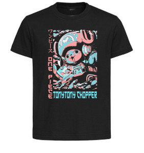 T-Shirt Unisex Black Japanese Style - One Piece - TonyTony Chopper SA0955