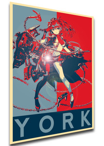Poster - Propaganda - Azur Lane - York retrofit