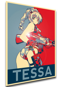 Poster Propaganda - Full Metal Panic - Teletha Tessa Testarossa - LL3166