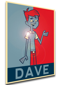 Poster Propaganda - Total Drama Pahkitew Island - Dave - LL3114 Poster Propaganda - Total Drama Pahkitew Island - Dave - LL3114