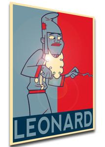 Poster Propaganda - Total Drama Pahkitew Island - Leonard - LL3119 Poster Propaganda - Total Drama Pahkitew Island - Leonard - LL3119