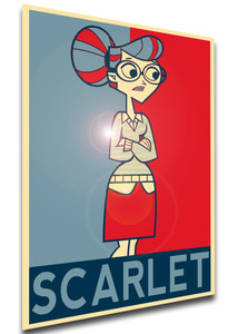 Poster Propaganda - Total Drama Pahkitew Island - Scarlet - LL3112 Poster Propaganda - Total Drama Pahkitew Island - Scarlet - LL3112