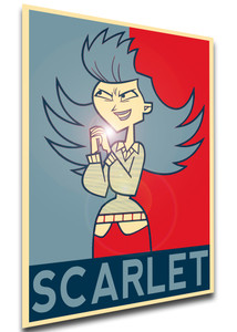 Poster Propaganda - Total Drama Pahkitew Island - Scarlet Variant - LL3113 Poster Propaganda - Total Drama Pahkitew Island - Scarlet Variant - LL3113