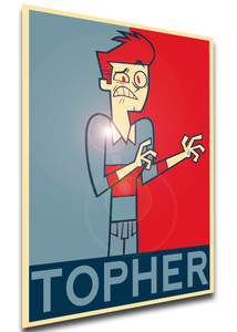 Poster Propaganda - Total Drama Pahkitew Island - Topher - LL3115 Poster Propaganda - Total Drama Pahkitew Island - Topher - LL3115
