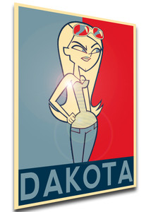 Poster Propaganda - Total Drama Revenge of the Island - Dakota - LL3098 Poster Propaganda - Total Drama Revenge of the Island - Dakota - LL3098
