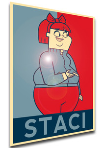 Poster Propaganda - Total Drama Revenge of the Island - Staci - LL3106 Poster Propaganda - Total Drama Revenge of the Island - Staci - LL3106