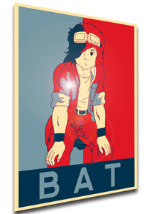 Poster Propaganda - Fist of the North Star - Hokuto No Ken - Bat - LL1433