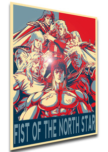 Poster Propaganda - Fist of the North Star - Hokuto No Ken - Characters - LL1426