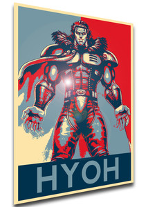 Poster Propaganda - Fist of the North Star - Hokuto No Ken - Hyoh - LL1469
