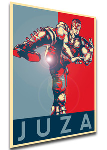 Poster Propaganda - Fist of the North Star - Hokuto No Ken - Juza - LL1456