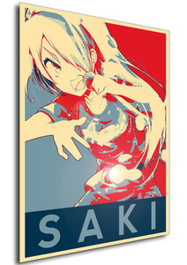 Poster - Propaganda - Zombieland Saga - Saki Nikaido variant 3 Poster - Propaganda - Zombieland Saga - Saki Nikaido variant 3