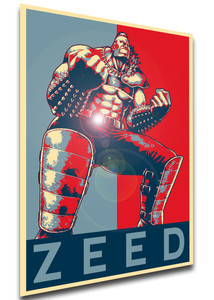 Poster Propaganda - Fist of the North Star - Hokuto No Ken - Zeed - LL1435