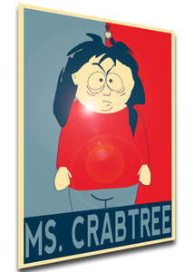 Poster Propaganda - South Park - Ms Veronica Crabtree - LL1406 Poster Propaganda - South Park - Ms Veronica Crabtree - LL1406