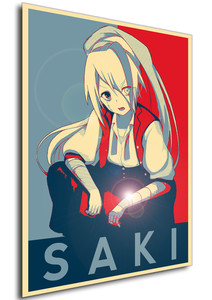 Poster - Propaganda - Zombieland Saga - Saki Nikaido variant 4 Poster - Propaganda - Zombieland Saga - Saki Nikaido variant 4