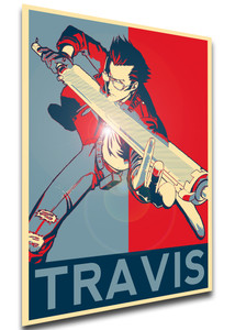 Poster Propaganda - No More Heroes - Travis Touchdown - LL1359