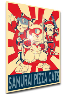 Poster Propaganda - Samurai Pizza Cats - Characters - LL1315
