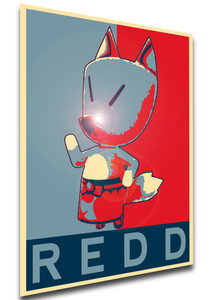 Poster Propaganda - Animal Crossing - Redd - LL1987