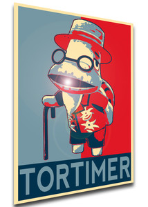 Poster Propaganda - Animal Crossing - Tortimer - LL1955