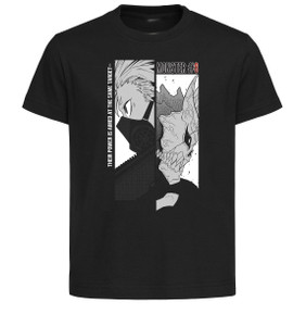 T-Shirt Unisex Black Kaiju No 8 - Characters