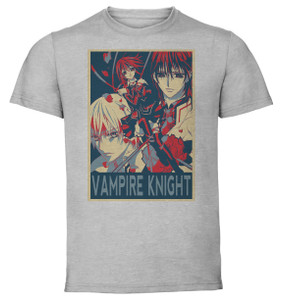 T-Shirt Unisex Grey Propaganda - Vampire Knight - Characters Variant 01 SA0969