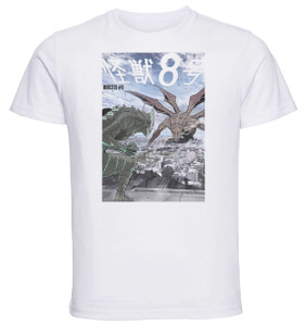 T-Shirt Unisex White Kaiju No 8 - Characters Variant 01