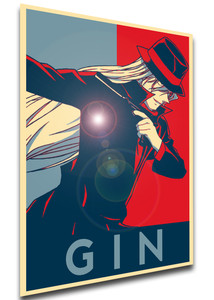 Poster Propaganda - Detective Conan - Gin - LL2099