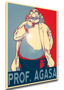 Poster Propaganda - Detective Conan - Professor Hiroshi Agasa - LL2089