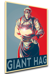 Poster Propaganda - Fist of the North Star - Hokuto No Ken - Giant Hag - LL2668