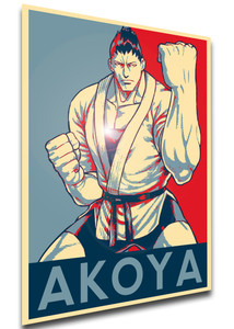 Poster Propaganda - Kengan Ashura - Akoya Seishu - LL2010