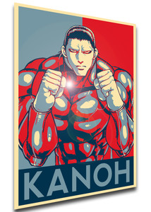 Poster Propaganda - Kengan Ashura - Kanoh Agito Variant - LL2020 Poster Propaganda - Kengan Ashura - Kanoh Agito Variant - LL2020