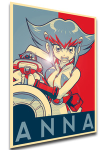 Poster - Propaganda - MA0228 - Yu Gi Oh - Anna Kaboom variant Poster - Propaganda - MA0228 - Yu Gi Oh - Anna Kaboom variant