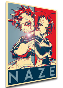 Poster Propaganda - Medaka Box - Youka Naze - Kujira Kurokami - LL2552 Poster Propaganda - Medaka Box - Youka Naze - Kujira Kurokami - LL2552