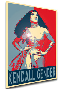 Poster Propaganda - Drag Queen - Kendall Gender - LL3173