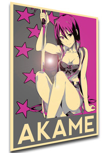 Poster Propaganda Glam - Akame Ga Kill - Akame Poster Propaganda Glam - Akame Ga Kill - Akame