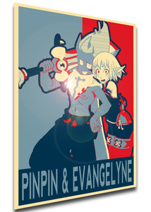 Poster - Propaganda - MA0269 - Wakfu - Tristepin Pinpin and Evangelyne