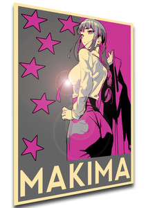 Poster Propaganda Glam - Chainsaw Man - Makima Poster Propaganda Glam - Chainsaw Man - Makima