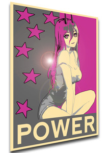 Poster Propaganda Glam - Chainsaw Man - Power Poster Propaganda Glam - Chainsaw Man - Power