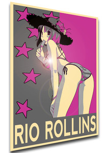 Poster Propaganda Glam - Dead Or Alive - Rio Rollins Poster Propaganda Glam - Dead Or Alive - Rio Rollins