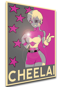 Poster Propaganda Glam - Dragon Ball - Cheelai Poster Propaganda Glam - Dragon Ball - Cheelai