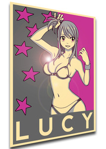 Poster Propaganda Glam - Fairy Tail - Lucy Heartfilia Poster Propaganda Glam - Fairy Tail - Lucy Heartfilia