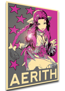 Poster Propaganda Glam - Final Fantasy VII - Aerith Gainsborough