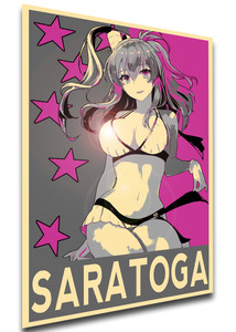 Poster Propaganda Glam - Kantai Collection - KanColle - Saratoga Poster Propaganda Glam - Kantai Collection - KanColle - Saratoga