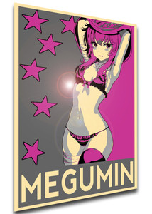 Poster Propaganda Glam - Konosuba - Megumin