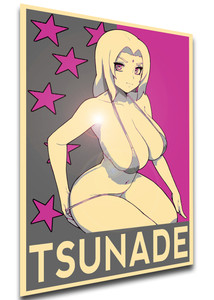 Poster Propaganda Glam - Naruto - Tsunade