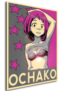 Poster Propaganda Glam My Hero Academia Ochako Poster Propaganda Glam My Hero Academia Ochako