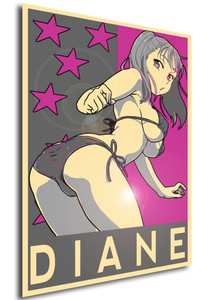 Poster Propaganda Glam Seven Deadly Sins Diane