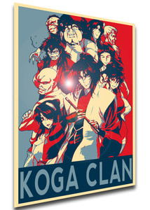 Poster Propaganda - Basilisk - Koga Clan Characters - LL1872