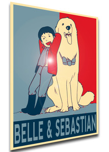Poster Propaganda - Belle & Sebastian - Characters - LL1614 Poster Propaganda - Belle & Sebastian - Characters - LL1614